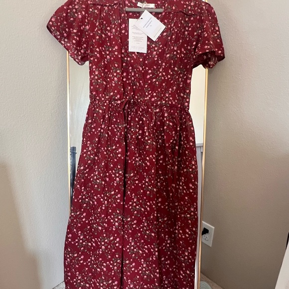 Dawn Dress in Rouge Rosette - Christy Dawn - Picture 3 of 4